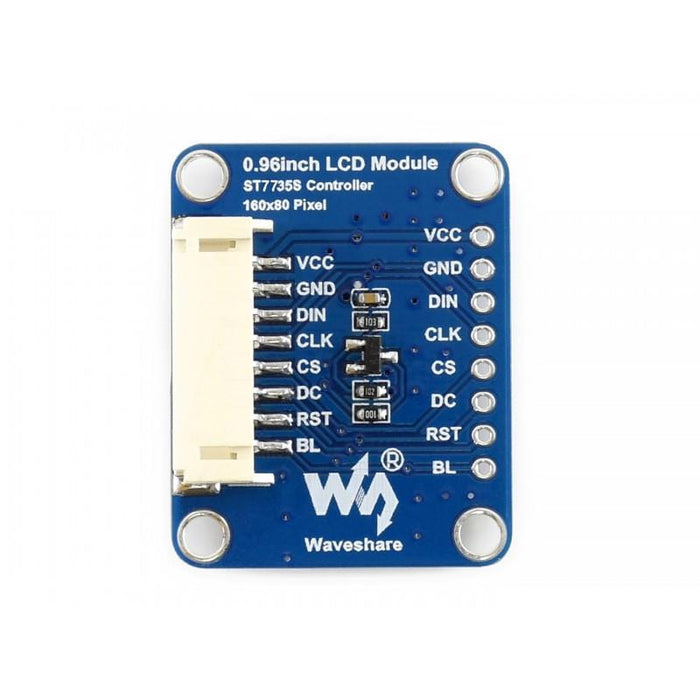 0.96" IPS LCD Display Module (160x80) by Waveshare - The Pi Hut