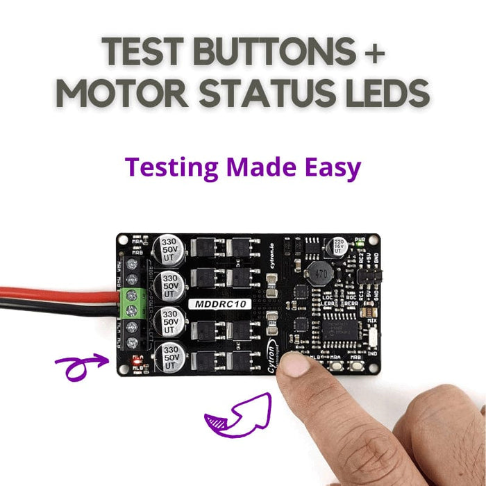 10A 2-Channel 7-30V DC Motor Driver for RC by Cytron - The Pi Hut