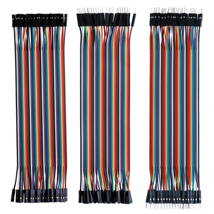 120-Piece Ultimate Jumper Bumper Pack (Dupont Wire) by The Pi Hut - The Pi Hut