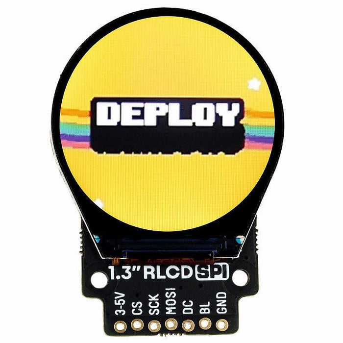 1.3" SPI Colour Round LCD (240x240) Breakout [discontinued] by Pimoroni - The Pi Hut