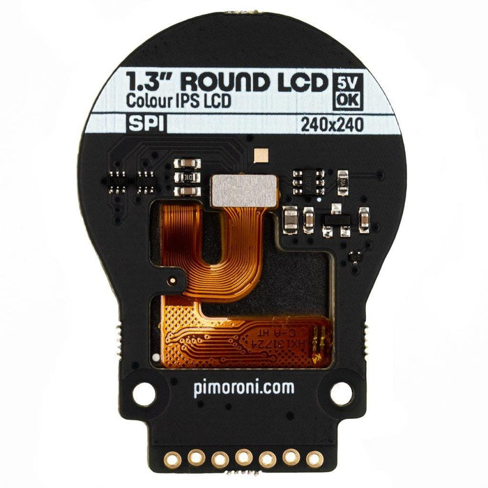 1.3" SPI Colour Round LCD (240x240) Breakout [discontinued] by Pimoroni - The Pi Hut