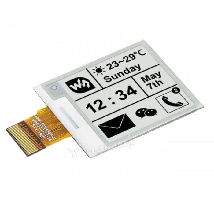 1.54" E-Ink Raw Display Panel (200x200) by Waveshare - The Pi Hut