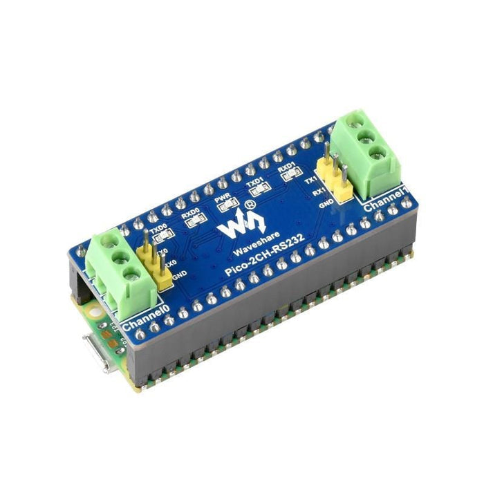 2-Channel RS232 Module for Raspberry Pi Pico by Waveshare - The Pi Hut