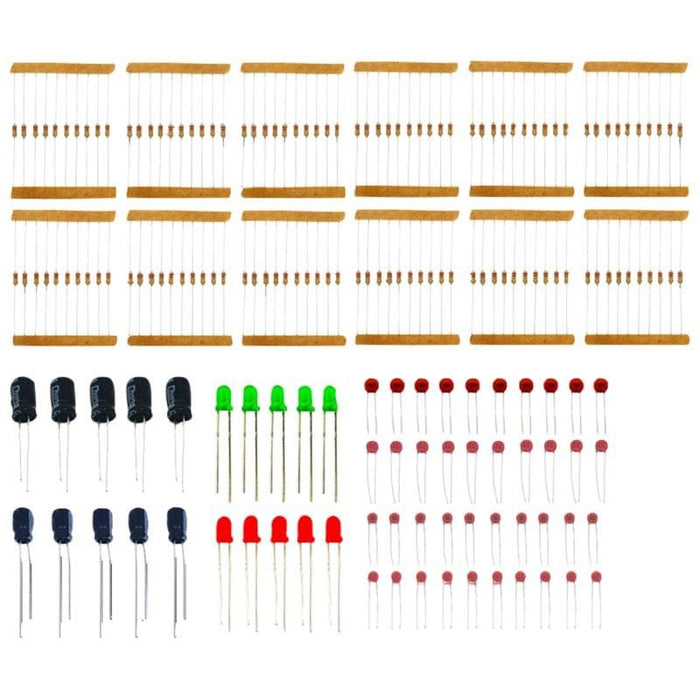 20-in-1 Basic Components Pack by Seeed - The Pi Hut
