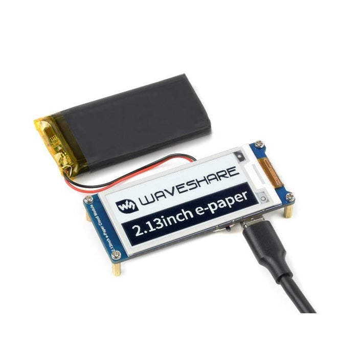 2.13" E-Paper Cloud Module (WiFi Connectivity) (250×122) by Waveshare - The Pi Hut
