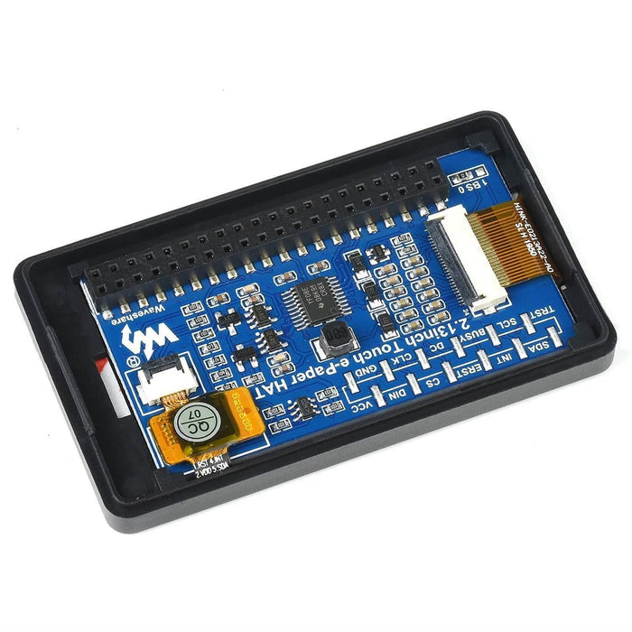 2.13" Touchscreen E-Paper Display + Case for Raspberry Pi Zero by Waveshare - The Pi Hut