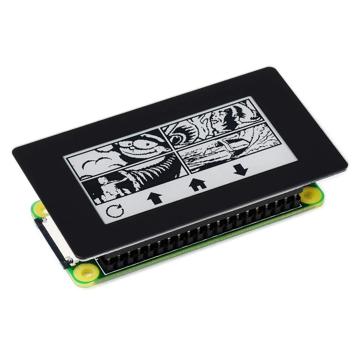 2.13" Touchscreen E-Paper HAT for Raspberry Pi (Black/White) (250×122) by Waveshare - The Pi Hut