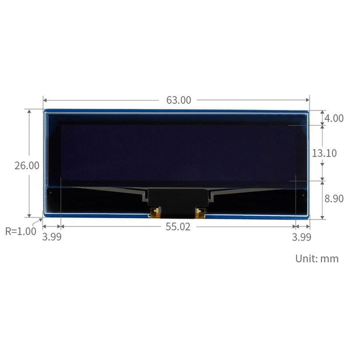 2.23" OLED Display Module for Raspberry Pi Pico by Waveshare - The Pi Hut