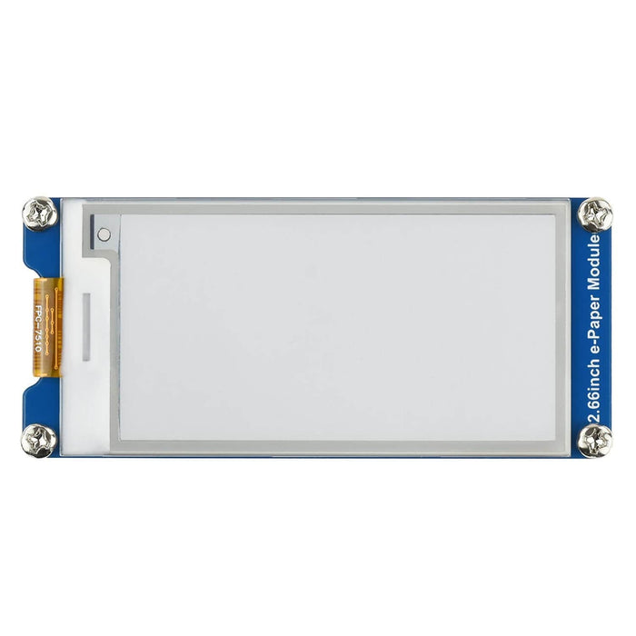 2.66" E-Paper Display Module (Black/White) (296×152) by Waveshare - The Pi Hut