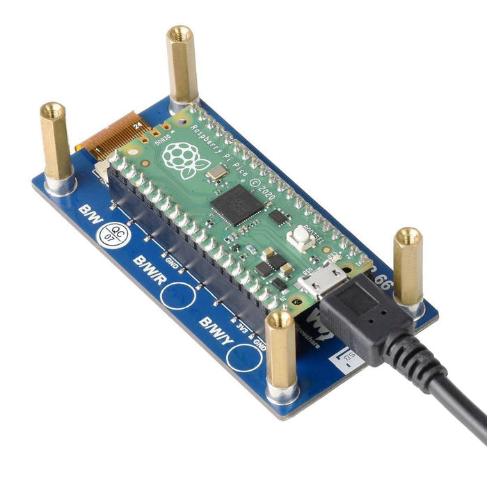 2.66" E-Paper Display Module for Raspberry Pi Pico (Black/White) (296×152) by Waveshare - The Pi Hut