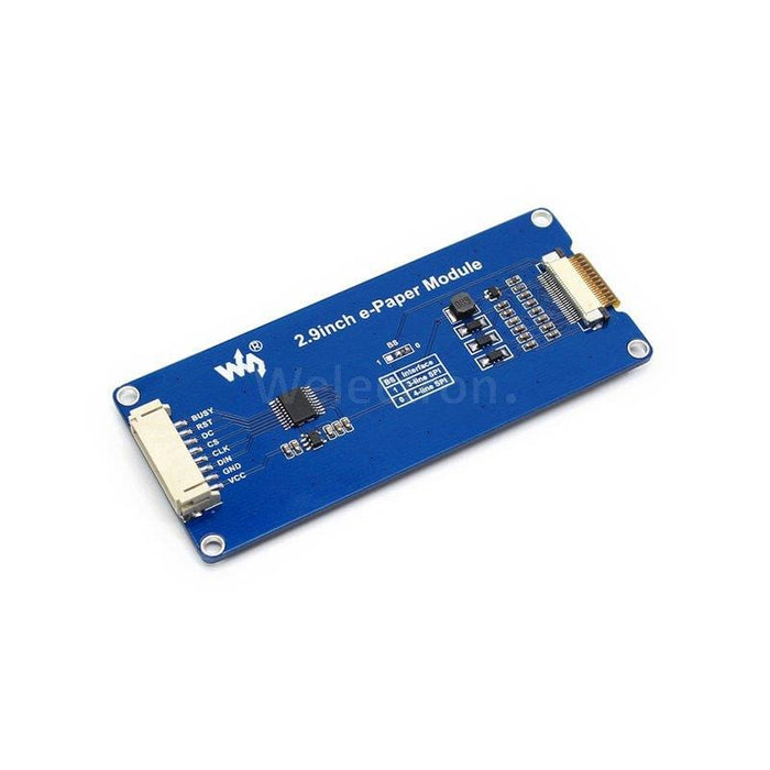 2.9" E-Paper Display Module (yellow/black/white) (296x128) [Discontinued] by Waveshare - The Pi Hut