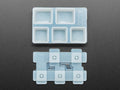 3 x 1U and 2 x 1.25U "Ctrl" Silicone Keycap Molds (MX Compatible Switches) [Discontinued] by The Pi Hut - The Pi Hut
