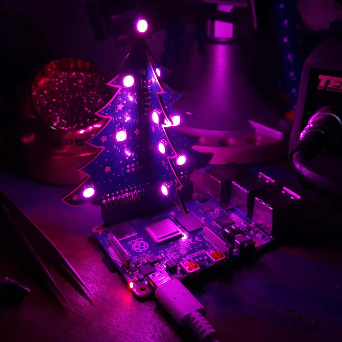 3D RGB Xmas Tree for Raspberry Pi by The Pi Hut - The Pi Hut