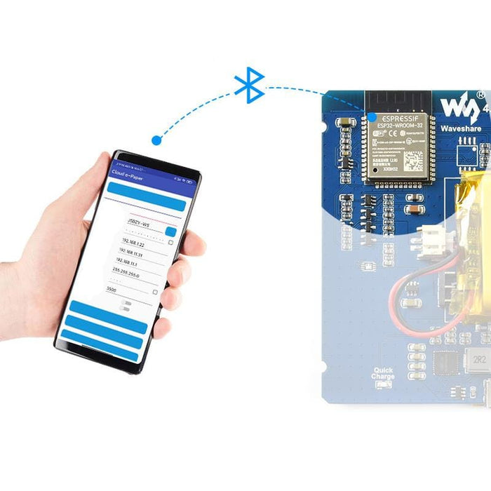 4.2" E-Paper Cloud Module with WiFi (400×300) [Discontinued] by Waveshare - The Pi Hut