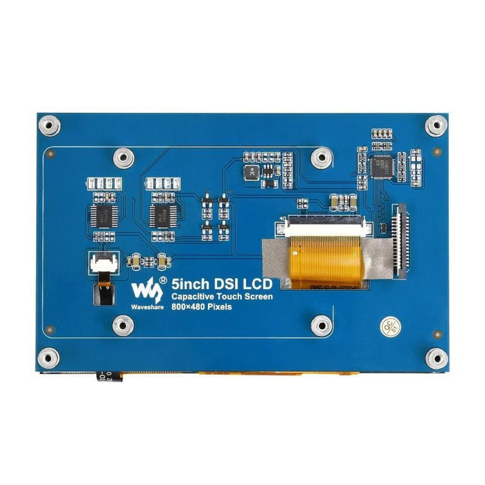 5" DSI Capacitive Touch Display for Raspberry Pi (800×480) by Waveshare - The Pi Hut