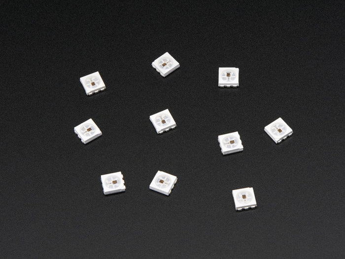 5050 RGB LED with Integrated Driver Chip - 10 Pack [discontinued] by The Pi Hut - The Pi Hut