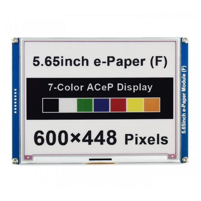 5.65" ACeP 7-Colour E-Paper Display Module by Waveshare - The Pi Hut