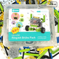 6-in-1 Ring:bit Bricks Pack for micro:bit (Building Brick Compatible) by Elecfreaks - The Pi Hut