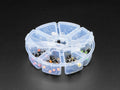 6mm Rainbow Tactile Button Deluxe Party Tray - 160 Pieces by The Pi Hut - The Pi Hut