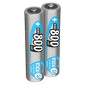 800mAh NiMH Rechargeable AAA Batteries (2-Pack) by ANSMANN - The Pi Hut