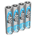 800mAh NiMH Rechargeable AAA Batteries (4-Pack) by ANSMANN - The Pi Hut