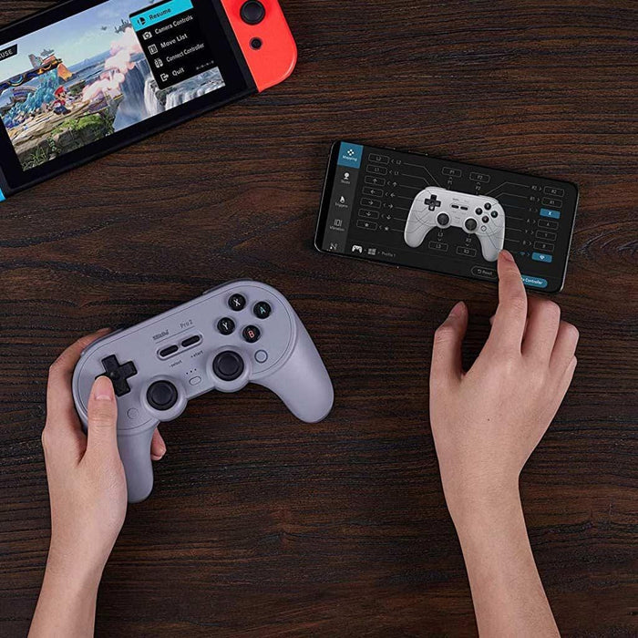 8BitDo Pro 2 Bluetooth Controller - Grey Edition [Discontinued] by 8BitDo - The Pi Hut