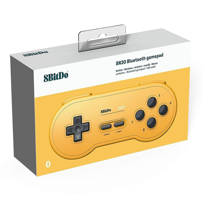 8BitDo SN30 Bluetooth Gamepad – GP Yellow Edition [discontinued] by 8BitDo - The Pi Hut