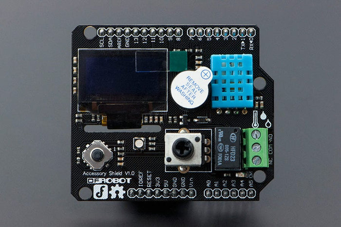 Accessory Shield for Arduino [Discontinued] by DFRobot - The Pi Hut