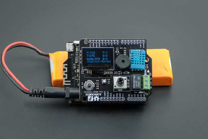 Accessory Shield for Arduino [Discontinued] by DFRobot - The Pi Hut