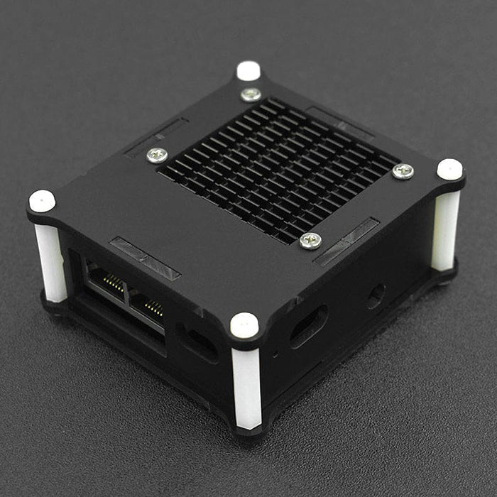Acrylic Case with Heatsink for CM4 IoT Router Carrier Board Mini [discontinued] by DFRobot - The Pi Hut