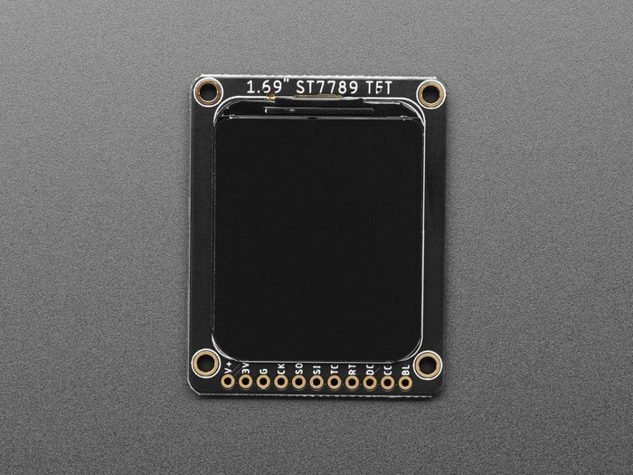 Adafruit 1.69" 280x240 Round Rectangle Color IPS TFT Display (ST7789) by Adafruit - The Pi Hut