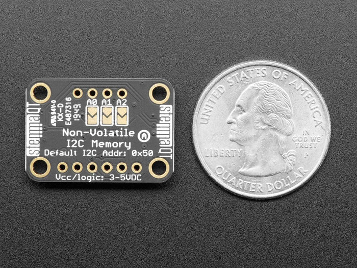 Adafruit 24LC32 I2C EEPROM Breakout -  32Kbit / 4 KB - Stemma QT by Adafruit - The Pi Hut