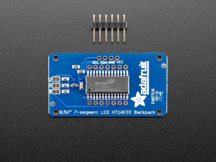 Adafruit 7-Segment LED Matrix Backpack by Adafruit - The Pi Hut