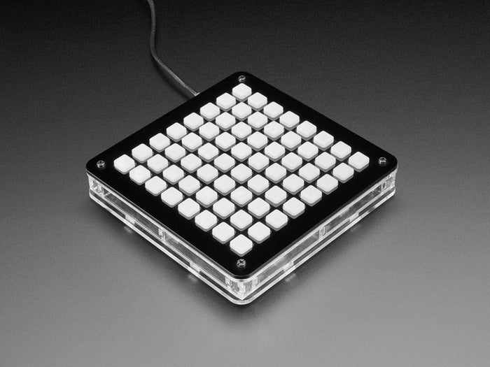 Adafruit 8x8 Trellis Feather M4 Acrylic Enclosure + Hardware Kit by Adafruit - The Pi Hut