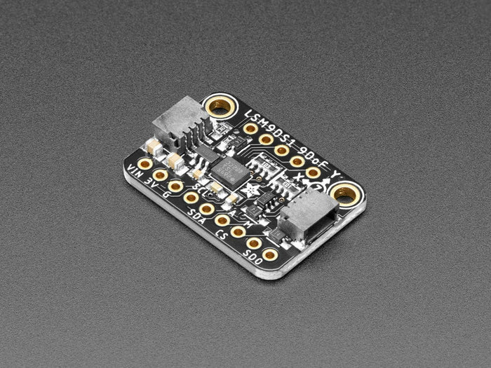 Adafruit 9-DOF LSM9DS1 Breakout Board - STEMMA QT / Qwiic by Adafruit - The Pi Hut