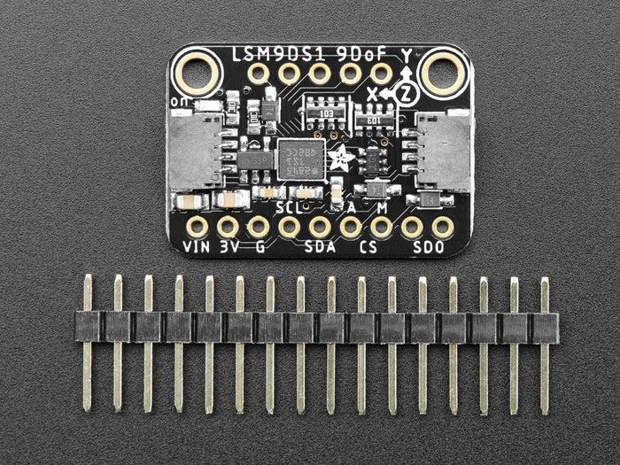 Adafruit 9-DOF LSM9DS1 Breakout Board - STEMMA QT / Qwiic by Adafruit - The Pi Hut