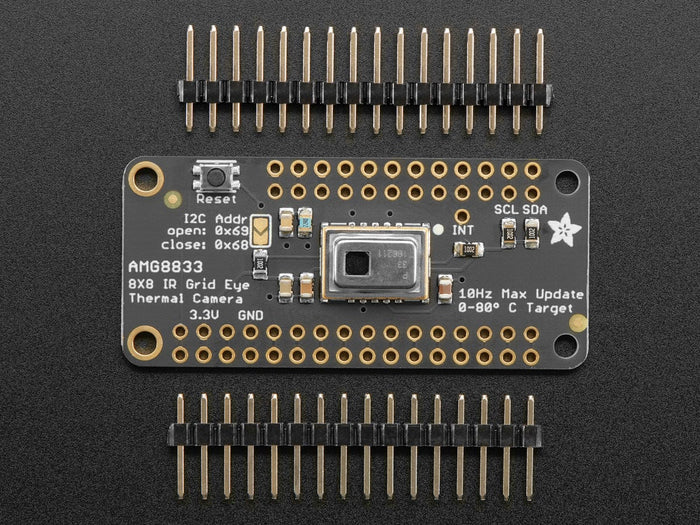 Adafruit AMG8833 IR Thermal Camera FeatherWing by Adafruit - The Pi Hut