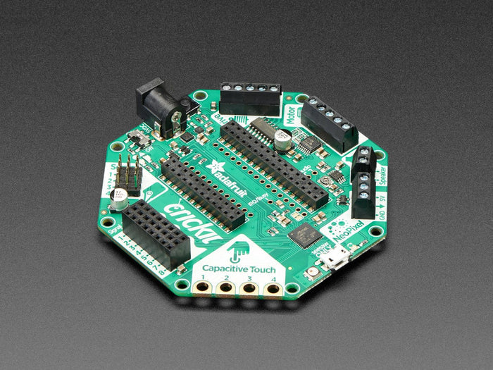 Adafruit CRICKIT FeatherWing for any Feather by Adafruit - The Pi Hut