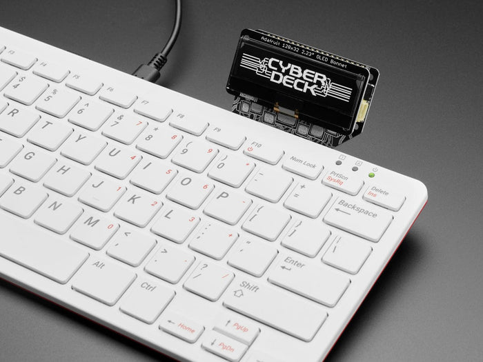 Adafruit CYBERDECK Bonnet for Raspberry Pi 500/400 by Adafruit - The Pi Hut