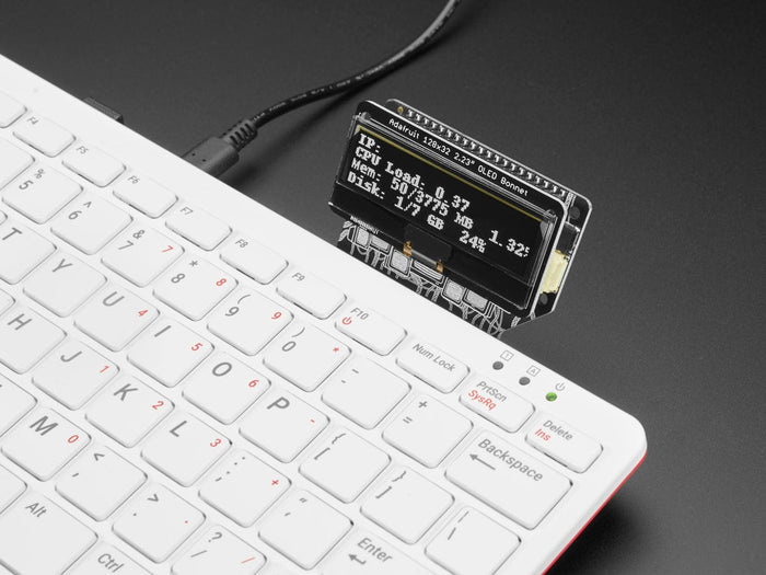 Adafruit CYBERDECK Bonnet for Raspberry Pi 500/400 by Adafruit - The Pi Hut