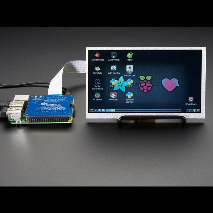 Adafruit DPI TFT Kippah for Raspberry Pi by Adafruit - The Pi Hut