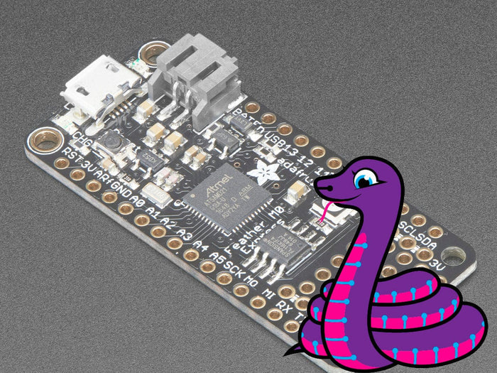 Adafruit Feather M0 Express - Designed for CircuitPython (ATSAMD21 Cortex M0) by Adafruit - The Pi Hut