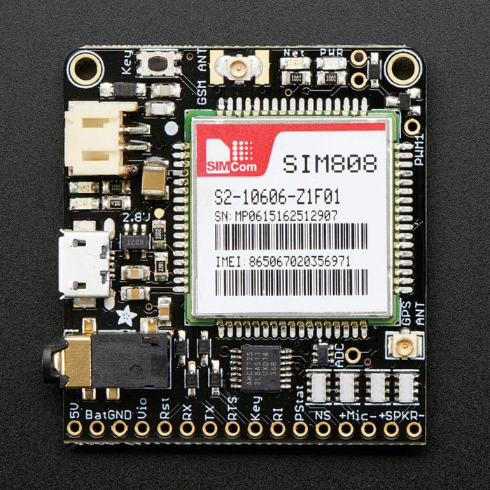 Adafruit FONA 808 - Mini Cellular GSM + GPS Breakout by Adafruit - The Pi Hut