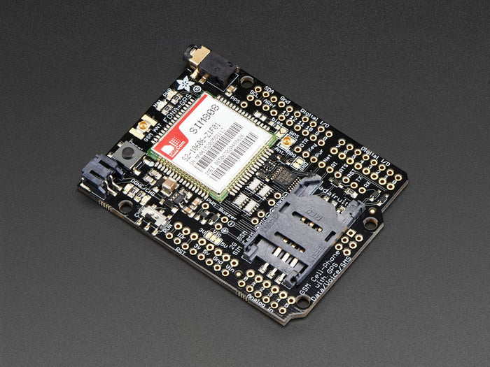 Adafruit FONA 808 Shield - Mini Cellular GSM + GPS for Arduino [discontinued] by Adafruit - The Pi Hut