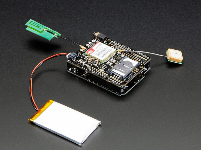 Adafruit FONA 808 Shield - Mini Cellular GSM + GPS for Arduino [discontinued] by Adafruit - The Pi Hut