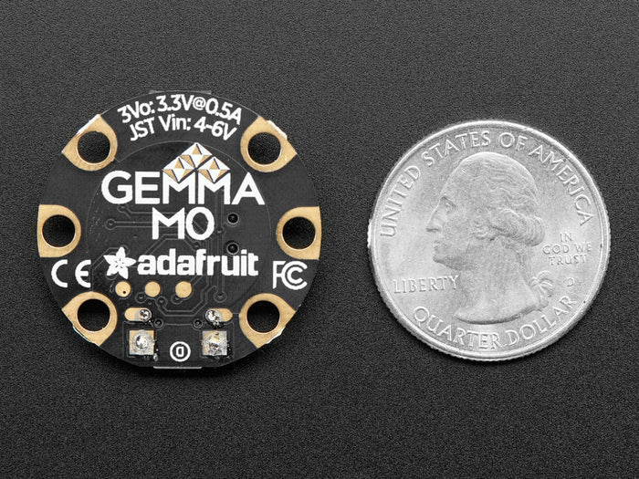 Adafruit GEMMA M0 - Miniature wearable electronic platform by Adafruit - The Pi Hut