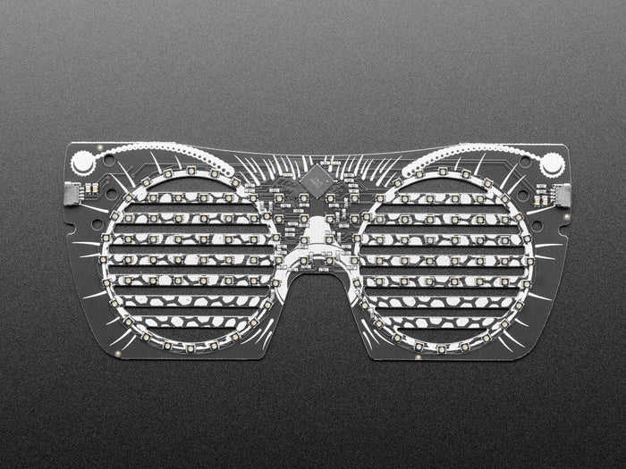 Adafruit LED Glasses Front Panel - 116 RGB LEDs with I2C Driver (STEMMA QT / Qwiic) [discontinued] by Adafruit - The Pi Hut