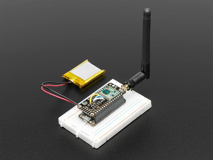 Adafruit LoRa Radio FeatherWing - RFM95W 433 MHz (RadioFruit) by Adafruit - The Pi Hut