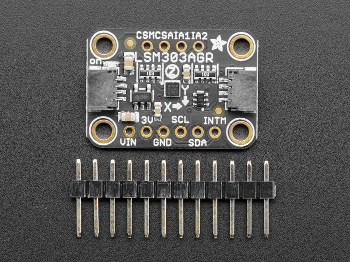 Adafruit LSM303AGR Accelerometer Magnetometer - STEMMA QT Qwiic by Adafruit - The Pi Hut