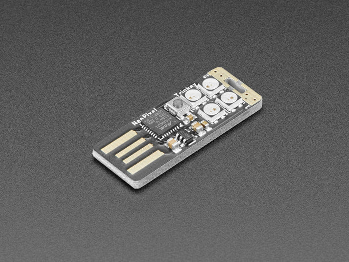 Adafruit Neo Trinkey - SAMD21 USB Key with 4 NeoPixels by Adafruit - The Pi Hut